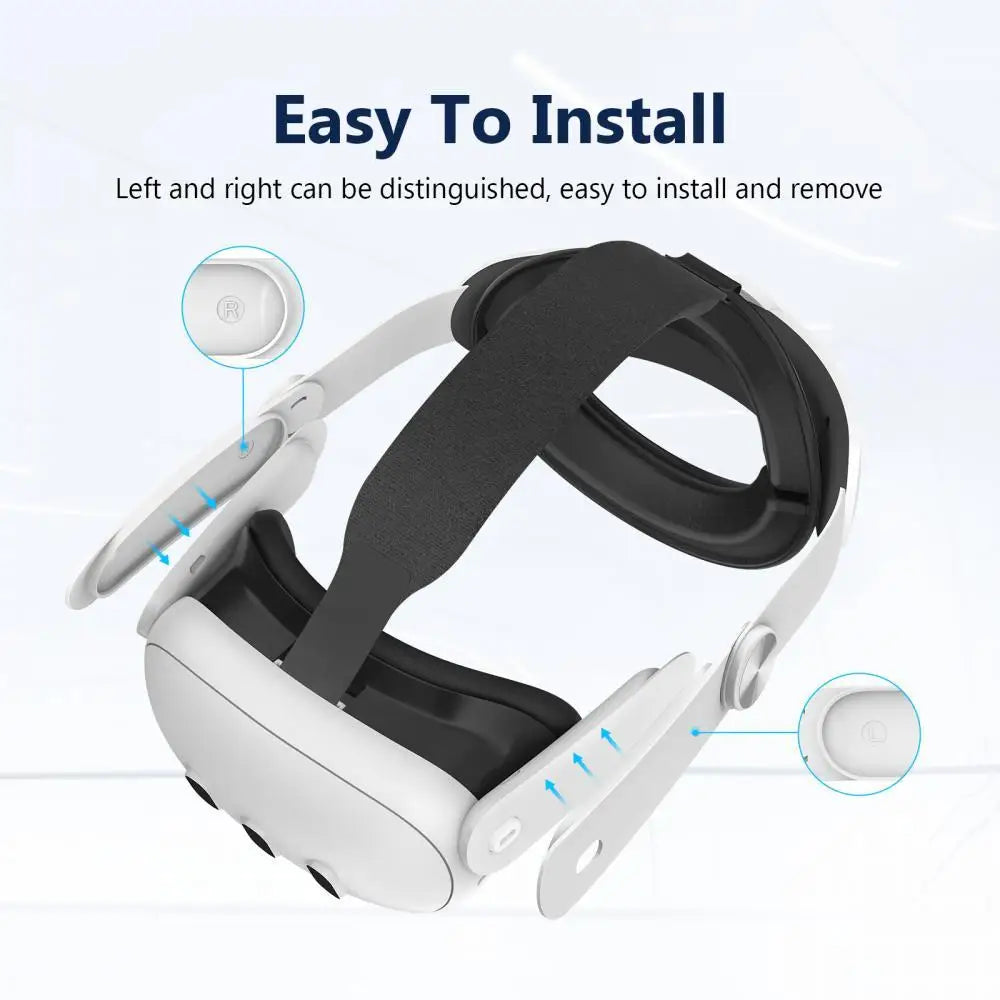 Upgrade Adjustable Head Strap For Quest 3 Replacement Headband Elite Strap Headwear For Oculus Quest 3 VR Accessories