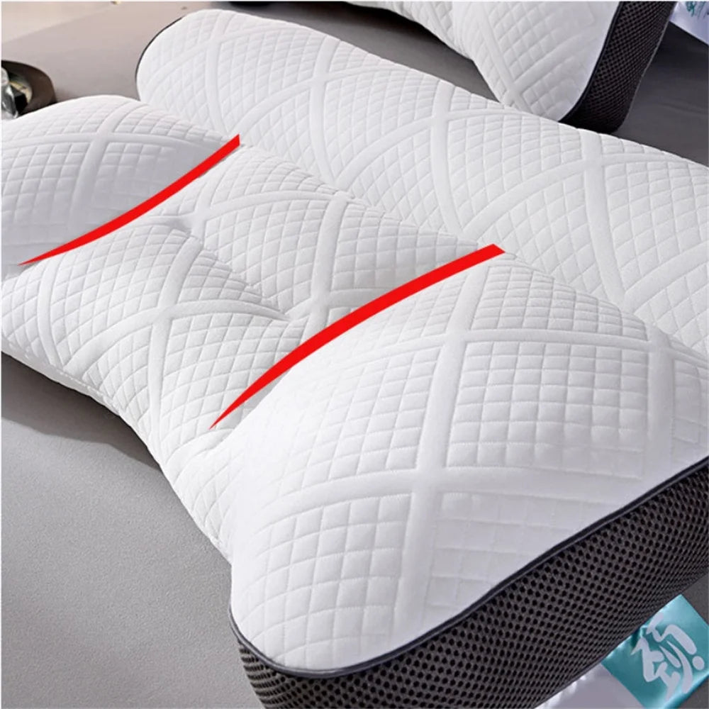 Super Ergonomic Pillow 40*60cm Memory Cotton Orthopedic Pillow Slow Rebound Sleeping Pillows Ergonomic Relax Cervical For Adult