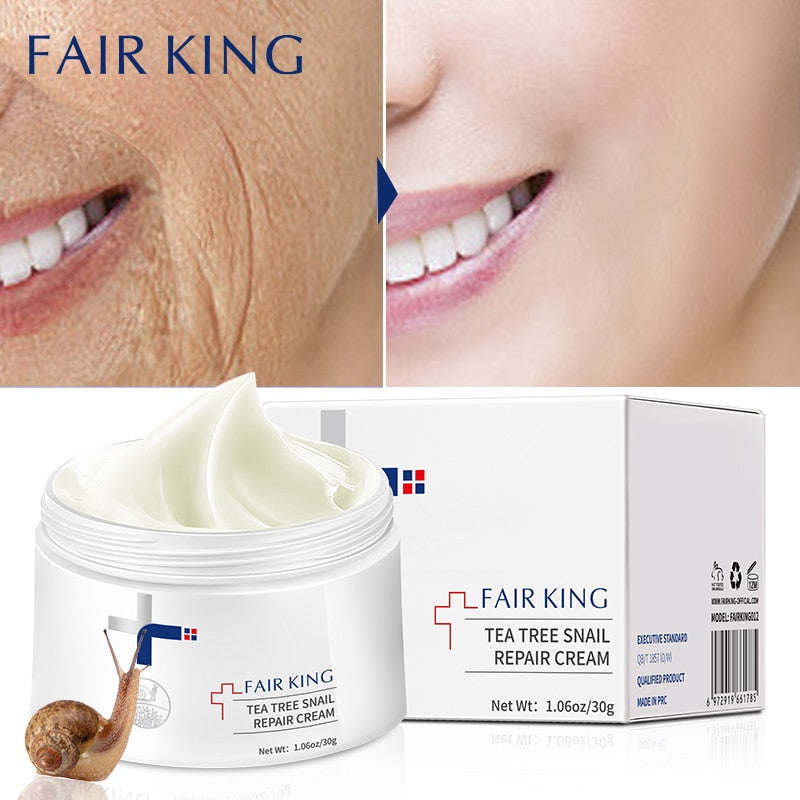 Snail Face Cream Collagen Anti-Wrinkle Whitening Facial Cream Hyaluronic Acid Moisturizing Anti-aging Nourishing Serum Skin Care