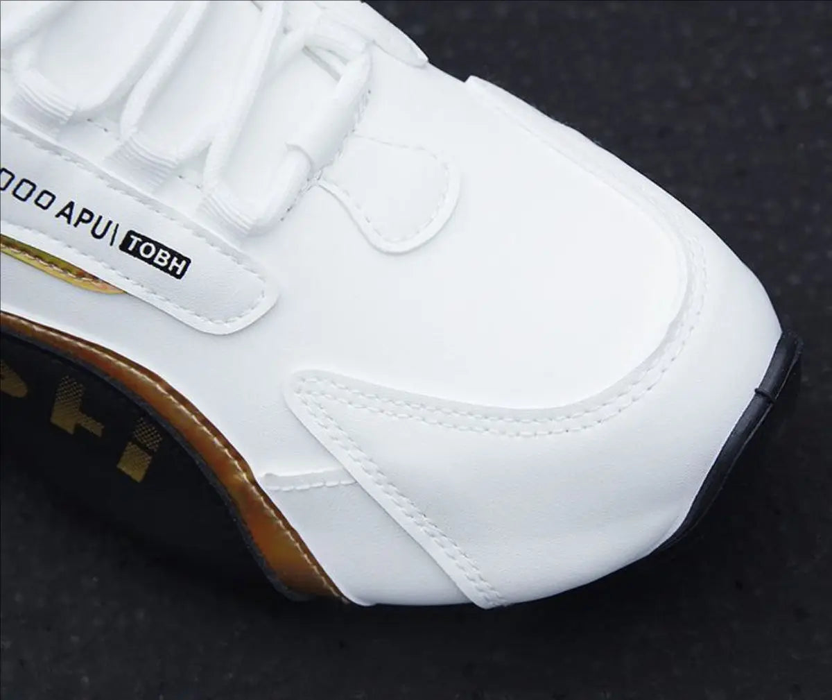 Men's waterproof and anti slip leather surface Shoes, high-end travel shoes with trendy and versatile, autumn men's sports