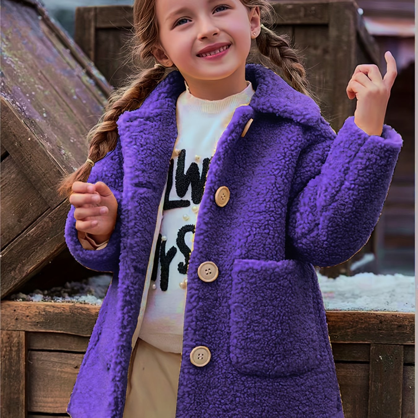 JOMAKE Girl Winter Coat for Everyday & Formal Events Outerwear Travel Cold Weather