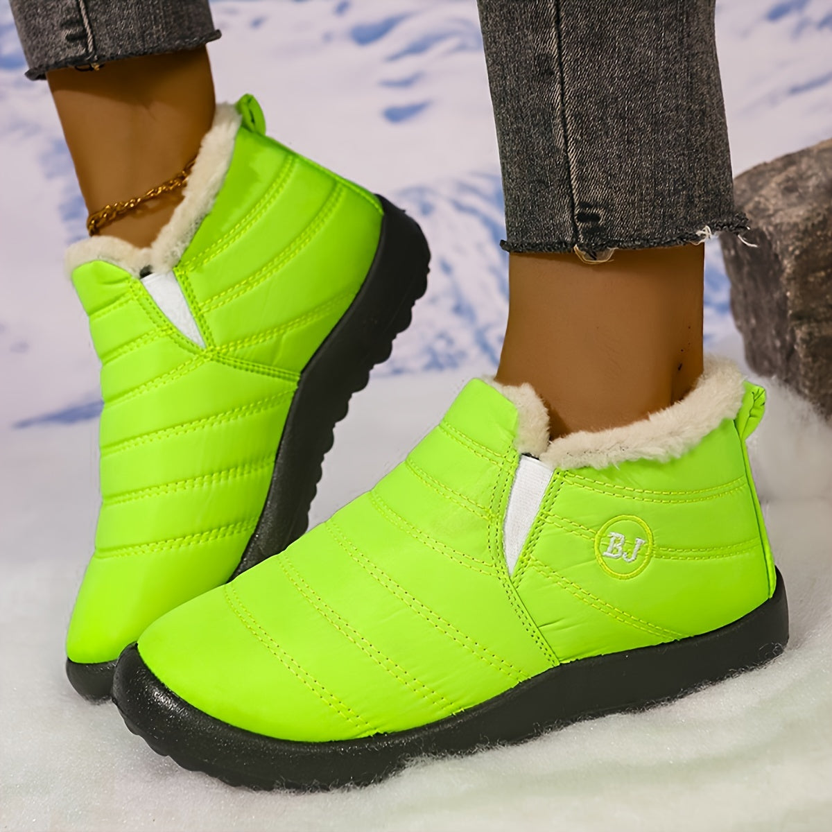 Women Winter Boots Slip On Ankle Female Snow Boots Non Slip High Quality Winter Boot