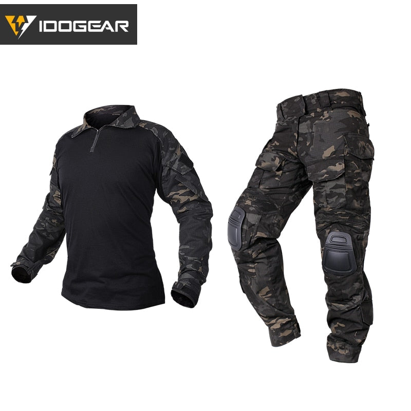 Hunting Clothes camouflage uniform Tactical Combat clothes Airsoft  Paintball Multicam Black Clothing