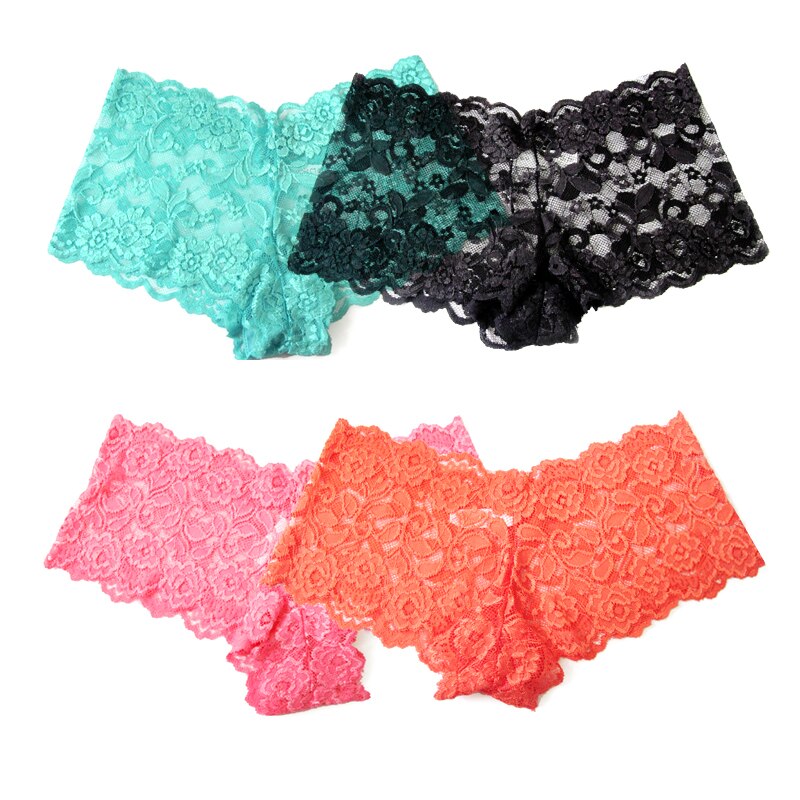 Mieriside Random 10pcs/lot Women Lace Panties Nice Comfortable Transparent Sexy Lingerie  Ladies Briefs  XS/S/M/L/XL/2XL/3XL/4XL