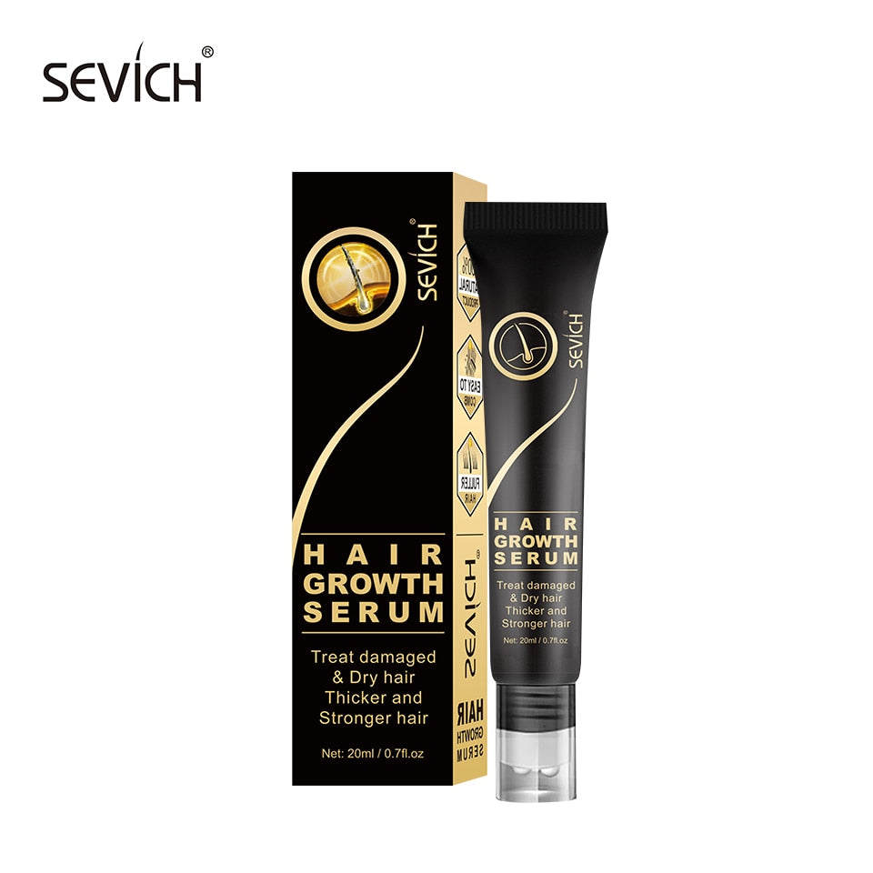 Sevich 100% Natural Hair Growth Essential Oils 20ml Anti Hair Loss Serum Hair Growth Serum Scalp Health Care Oil