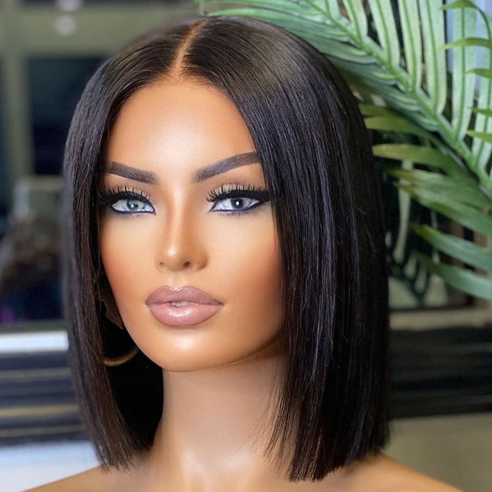 Straight BOB Wigs for Women Lace Human Hair Wig