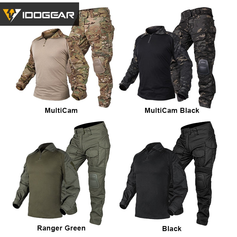 Hunting Clothes camouflage uniform Tactical Combat clothes Airsoft  Paintball Multicam Black Clothing