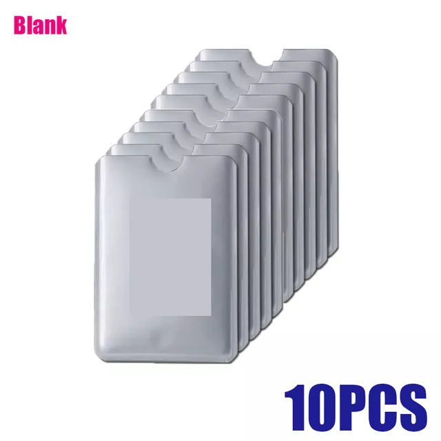 Anti Rfid Wallet Blocking Reader Lock Bank Card Holder Id Bank Card Case Protection Metal Credit NFC Holder Aluminium