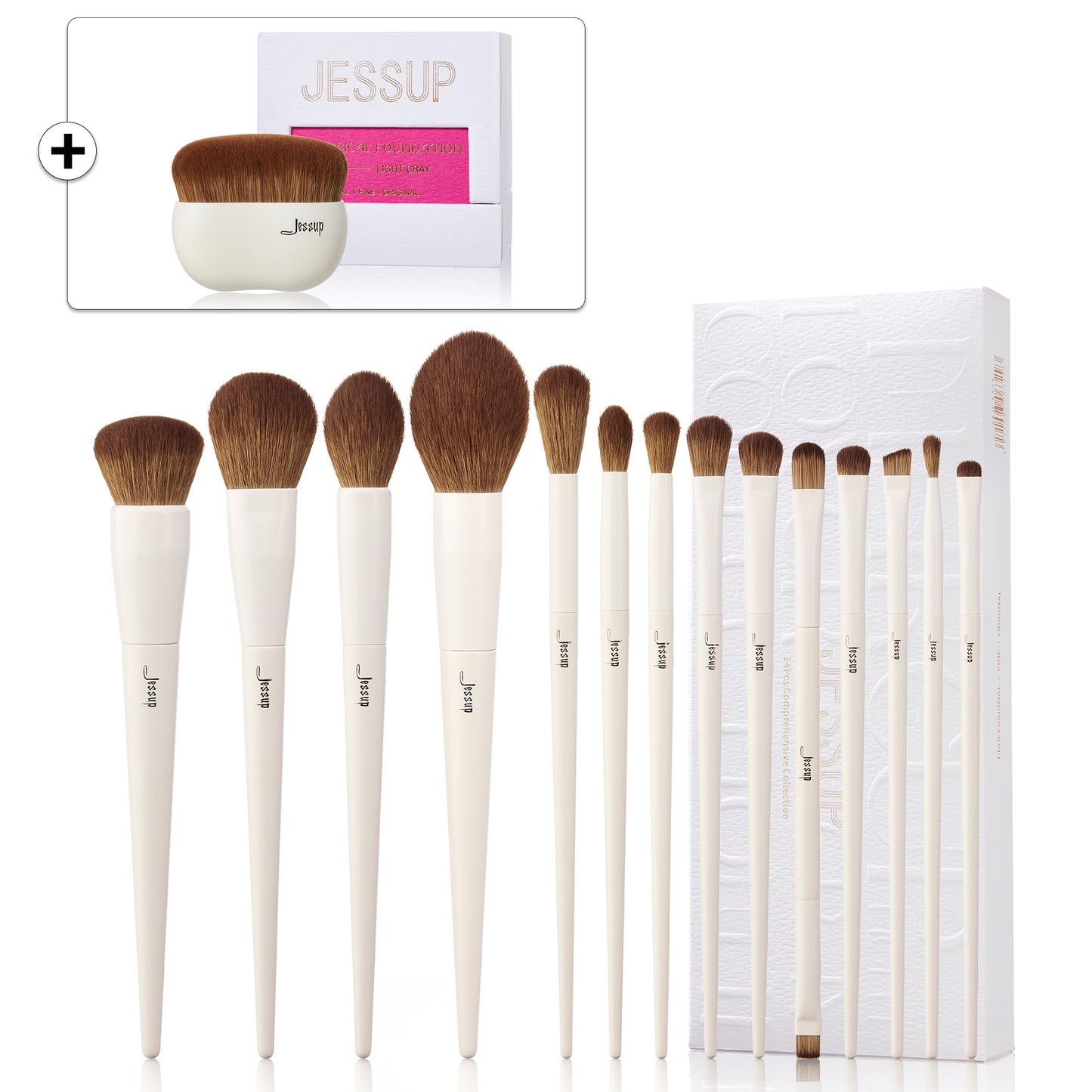 Makeup Brush set Synthetic Foundation Powder Contour Eyeshadow Liner Blending Highlight