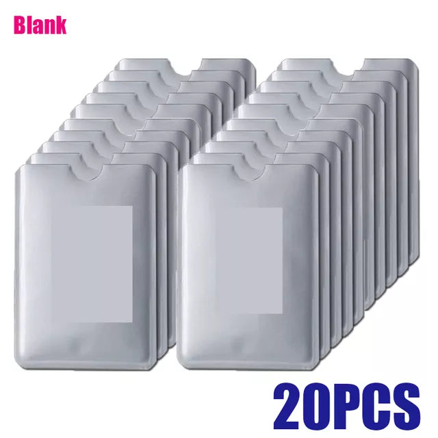 Anti Rfid Wallet Blocking Reader Lock Bank Card Holder Id Bank Card Case Protection Metal Credit NFC Holder Aluminium