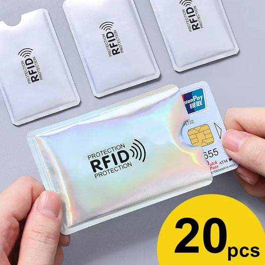 Anti Rfid Wallet Blocking Reader Lock Bank Card Holder Id Bank Card Case Protection Metal Credit NFC Holder Aluminium